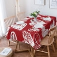 thumbnail image 1 of Hand Drawn Valentine'S Day Love Table Cloth Waterproof Dining Tablecloth Kitchen Decorative Party Table Cover, 1 of 6