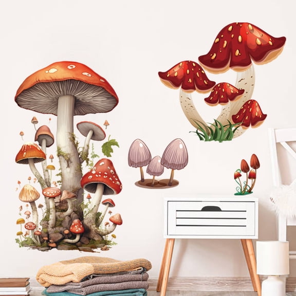 Hand Drawn Vegetable Wall Stickers, Rustic Farmhouse Kitchen Decals, Removable Peel and Stick Vinyl Art for Dining Room Entrance Fridge