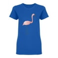 thumbnail image 1 of Hand Drawn Watercolor Flamingo Shaped T-Shirt Women -Image by Shutterstock, Female x-Large, 1 of 2