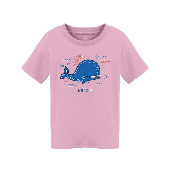 Hand Drawn Whale Sketch T-Shirt Toddler -Image by Shutterstock, 3 Toddler
