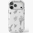 thumbnail image 1 of Hand Drawn Wildflower Sticker Style iPhone Case 11 to 17 Pro Max, 1 of 2