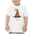 thumbnail image 1 of Hand Drawn Witch Hat T-Shirt Toddler -Image by Shutterstock,  4 Toddler, 1 of 4