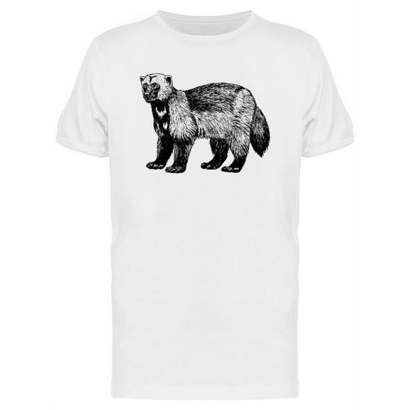 Hand Drawn Wolverine T-Shirt Men -Image by Shutterstock, Male Small