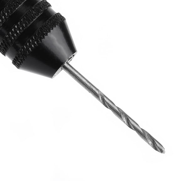 Hand Drill Hand Drill with 25 HSS Drill Bits, Small and Light Drill for Wood, Plastic, Rubber, Great Tool for Art, Craft with a Wide Grasp Range Chuck From 0.3mm to 3.6mm