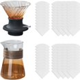 thumbnail image 1 of Hand Drip Coffee Filter Cup with Detachable Base and Insulated Glass Carafes, 1 of 14