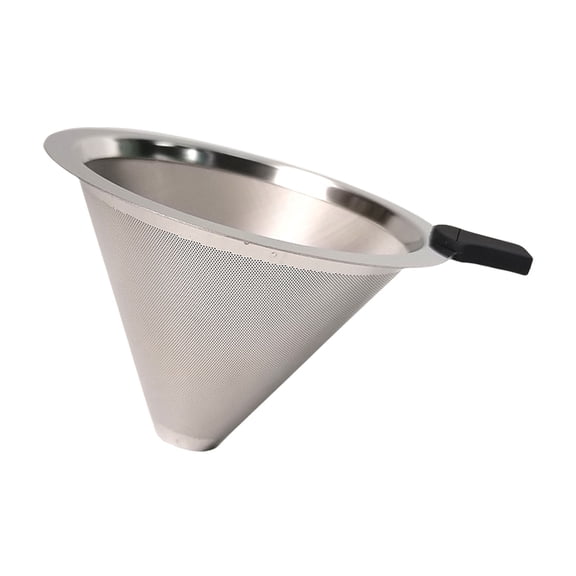 Hand Dripping Coffee Maker Coffee Machine Accessory Coffee Filter Cup Professional Coffee Dripper Metal Espresso Tool