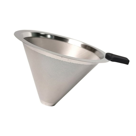 Hand Dripping Coffee Maker Stainless Steel Filter Cup Professional Pouring Over Coffee Cup Suitable for Office or Travel