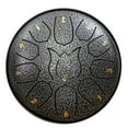 thumbnail image 1 of Hand Drum 6-inch 11 Tone Steel Tongue Drum Percussion Instrument Meditation Drum Zen Drum Musical Instrument with 11 Different Rhythms Portable Sound Therapy, 1 of 6