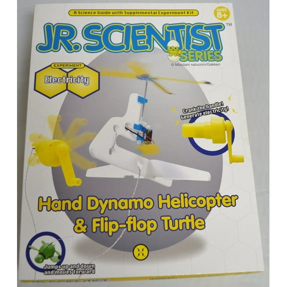 Hand Dynamo Helicopter & Flip Flop Turtle Case Pack 12