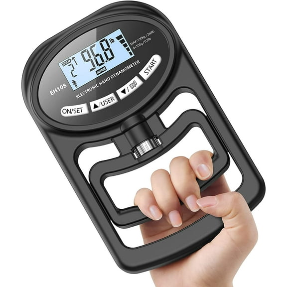 Hand Dynamometer Grip Strength Trainer - Electronic Grip Strength Tester