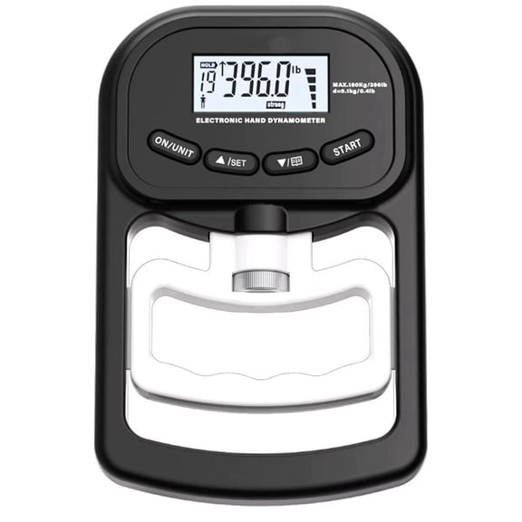 Hand Dynamometer Grip Strength Trainer Electronic Hand Grip Strength Tester Grip Strengthener 396Lbs/180Kg