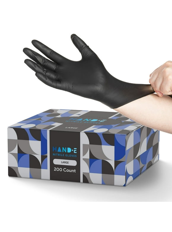 Latex Gloves in First Aid Black