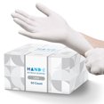thumbnail image 1 of Hand-E Nitrile Gloves (L) 50 Count - Disposable, White, Powder and Latex Free Gloves, 1 of 8
