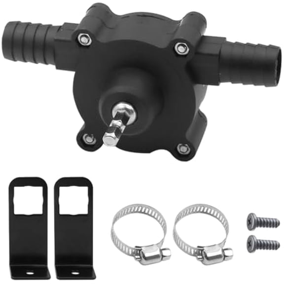 Hand Electric Drill Drive Self Priming Water Transfers Pump, 2025 New Portable Hand Drill Pump Water Transfer Pumps, Electric Well Hand Pumps