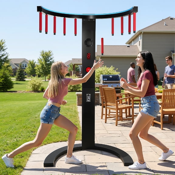 Hand Eye Coordination Catching Stick Game with 10 Sticks, Multiple Modes, Multiple Speed Levels, Reflex Stick Game with Easy Disassembly for Party & Family Game
