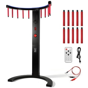 Hand Eye Coordination Catching Stick Game with 12 Sticks, Coin Operated,Adjustable Speed, MP3, LED Lights, Galvanized Steel Frame, Reflex Stick Game with Easy Disassembly for Party & Family Game