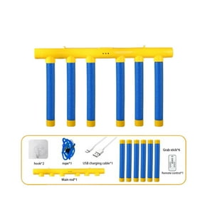 Hand Eye Coordination Training Toy, Sticks Falling Reaction Game, Sensory Play with Remote Control, Yellow