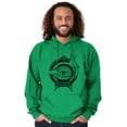 thumbnail image 1 of Hand Eye Crystal Ball Futuristic Spirit Unisex Plus Fleece Graphic Hoodie Brisco Brands 2X, 1 of 5