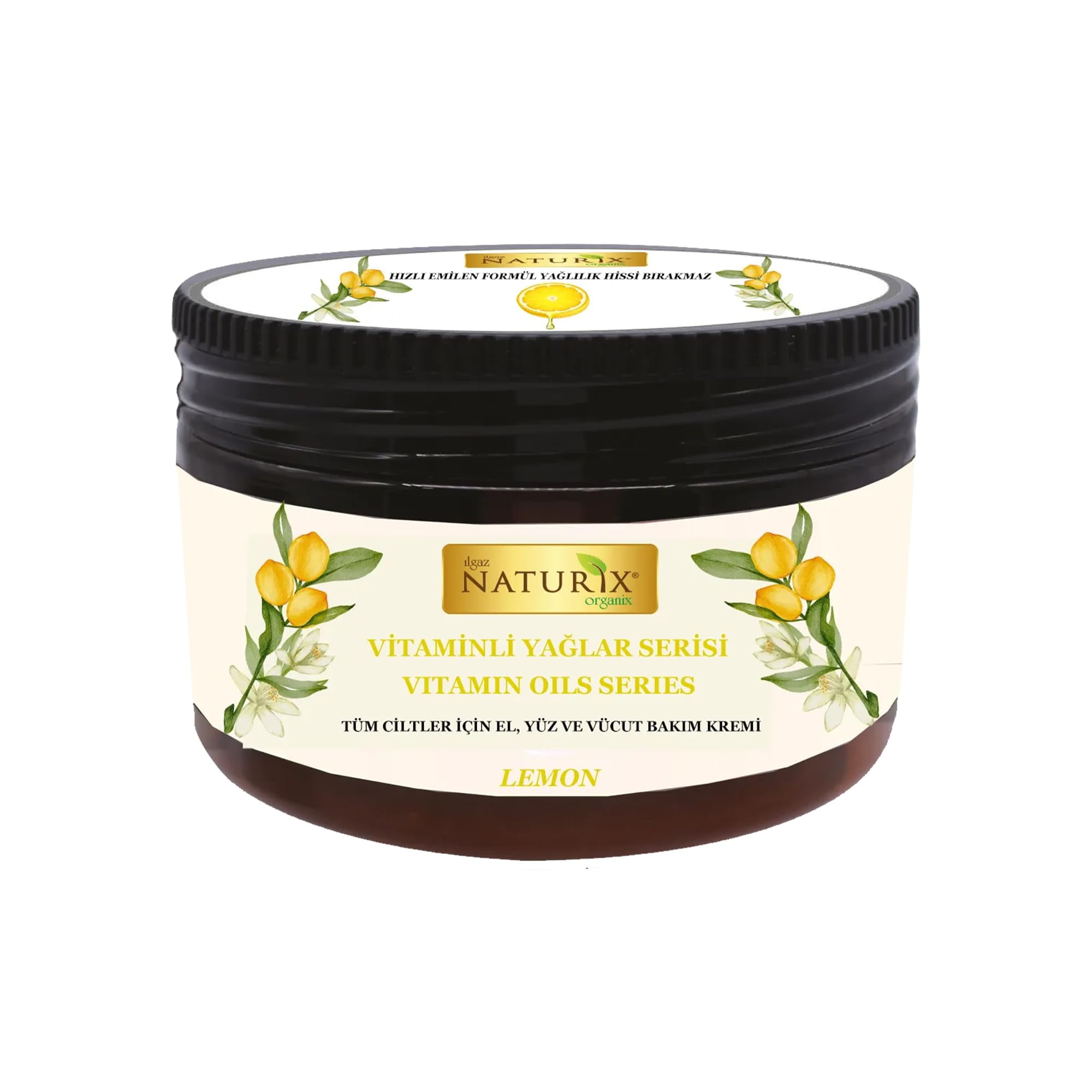 Hand Face and Body AIF4 Cream with C Vitamin Lemon Nourishing Care