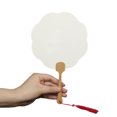 thumbnail image 1 of Hand Fan Chinease Rice Paper Fan with Tassels Handle Calligraphys Painting Handheld Fan Elegant Gift for Woman, 1 of 8