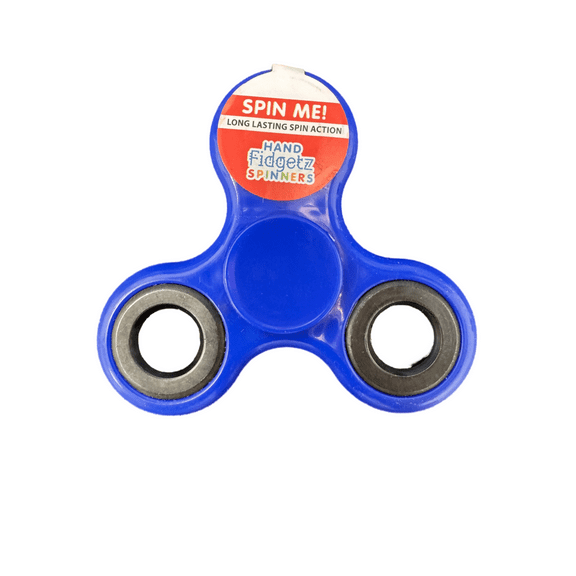 Hand Fidget Spinner – Coated Steel Bearings for Long-Lasting Spin, Focus & Fun - Dark Blue