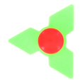 thumbnail image 1 of Hand Fidget Spinner | Green Triangle, 1 of 2