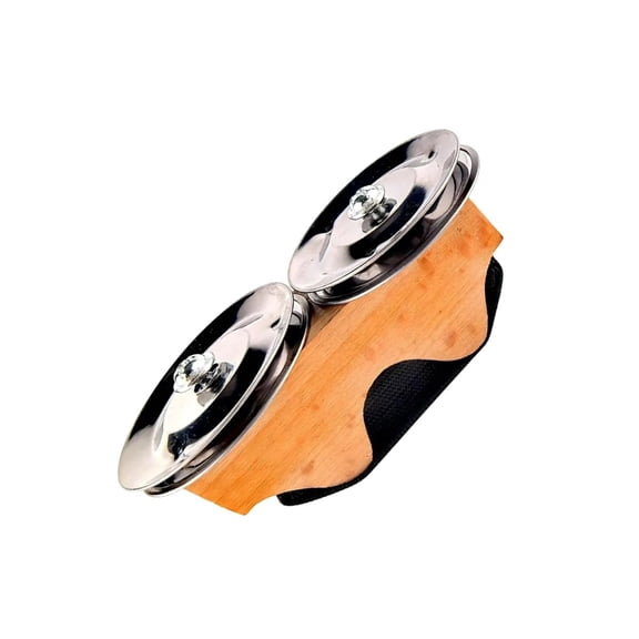 Hand Finger Bells for School Music Classes Family Entertainment and Professional Shows Ergonomic Design Hand Cymbals