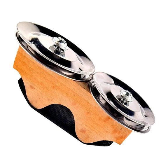 Hand Finger Bells for School Music Classes Family Entertainment and Professional Shows Ergonomic Design Hand Cymbals