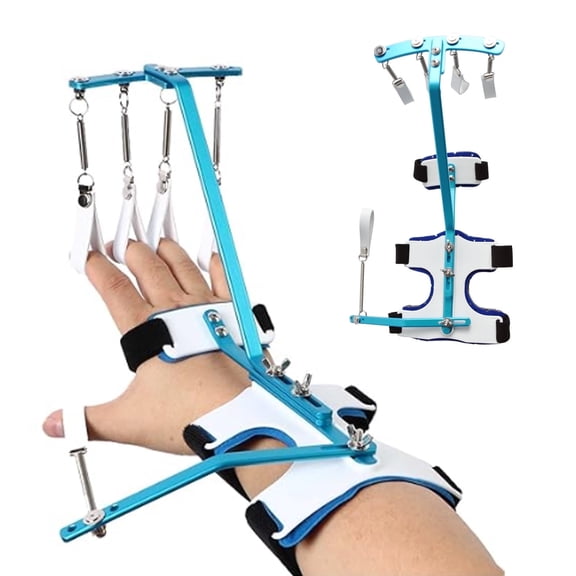 Hand Finger Wrist Exercise Device - Adjustable Therapy Exerciser For Grip Strength, ROM & Dexterity Training, Occupational Rehab Aid