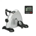 thumbnail image 1 of Hand Foot Pedal Exerciser, Silver Pedal Exerciser with Electronic Display, Mini Peddler Exercise Bike, Portable Under Desk Exercise Bike Machine, Physical Therapy Leg Arm Exercise Bike, 1 of 9