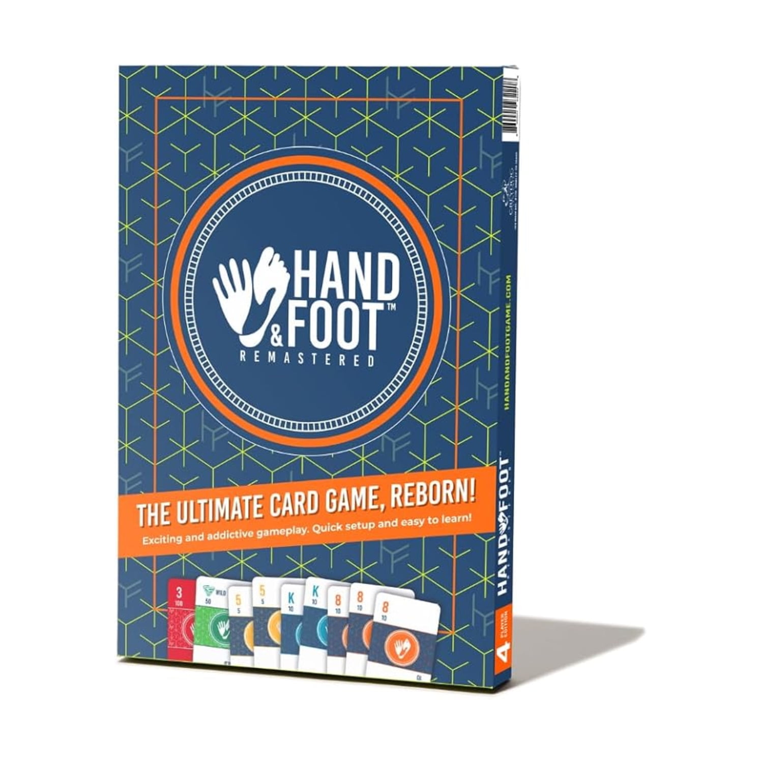 Hand & Foot Remastered Card Game 4 Player Edition, Ages 14+, Family and Game Night