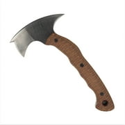 Hand Forged Camp Hatchet 11.81", Small Axe w/ Polymer Composite Handle, Camping Axe