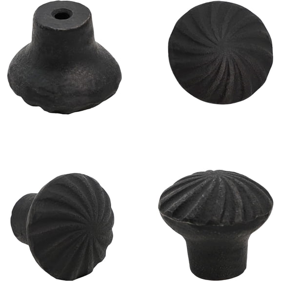 Hand Forged Iron Set Of 4 Pcs Solid CAST Iron Victorian, Colonial, , Steampunck, Gothic, Baroque Medieval