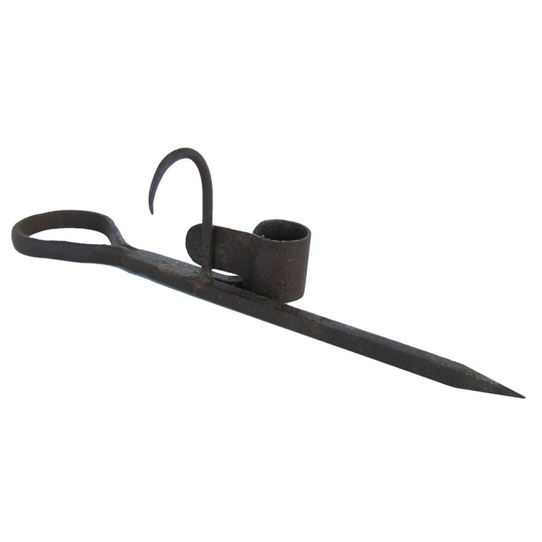 Hand Forged Miners Tool Iron Sticking Tommy Candle Stick Hand Forged Miners Tool Iron Sticking Tommy Candle Stick