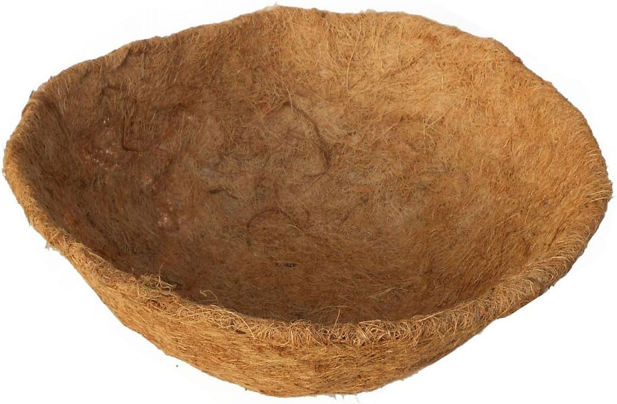 Hand Formed Hanging Basket Fiber Liners (C900L) With Water Retainer