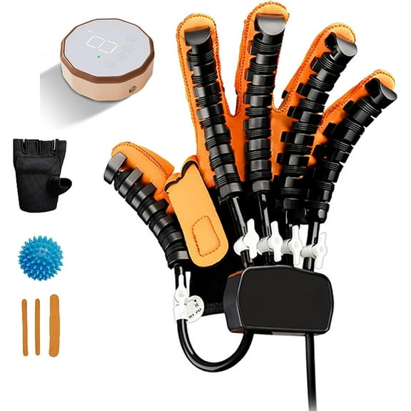 Hand Function Exercise Gloves Bionic Hand Function Supports Finger Mobility and Flexibility, Ideal for Daily Coordination Practice (Left/Right)
