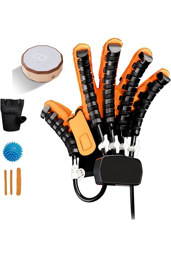 Hand Function Exercise Gloves Bionic Hand Function Supports Finger Mobility and Flexibility, Ideal for Daily Coordination Practice (Left/Right)