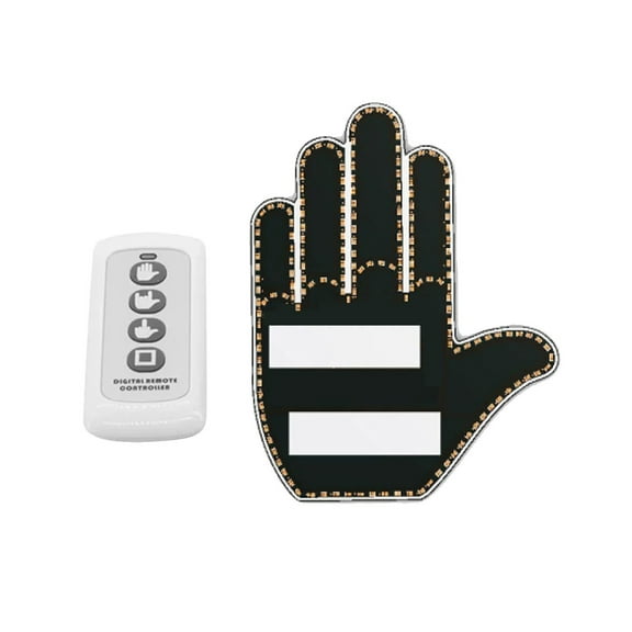 Hand Gesture Controlled LED Automotive Light Remote Back Window Display Sign For Cars Accessories And