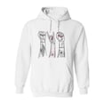 thumbnail image 1 of Hand Gestures With Tattoos  Hoodie Men -Image by Shutterstock, Male x-Large, 1 of 4