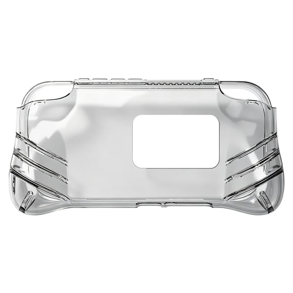 Hand Grip Cover Case for Retroid Pocket Nova, Transparent TPU Grip Stand Holder Protective Shell Handheld Game Control Protective Cover