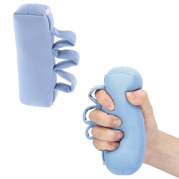 Hand Grip Cushion with Finger Separators - Soft Daily Use Hand Support Pad, Lightweight Cotton Grip Pillow, Comfortable Hand Positioning Tool for Adults, Home and Rest Use Makeup Organizers
