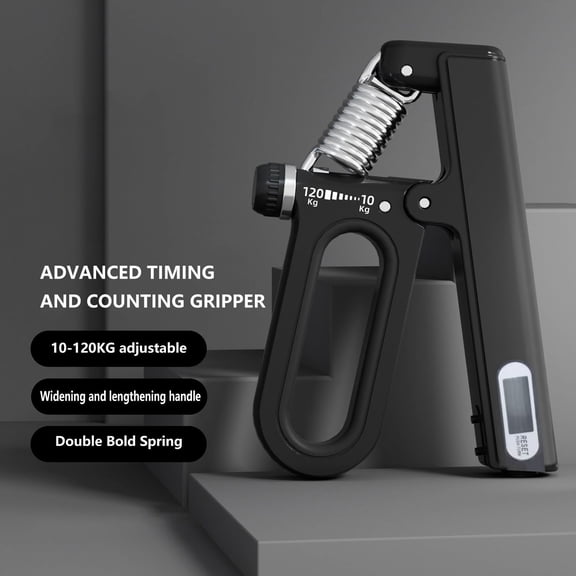 Hand Grip Exerciser, Wrist Workout Trainer, Adjustable Tension Tool to Build Limb Strength, Countable Portable Trainer for Daily Fitness Use