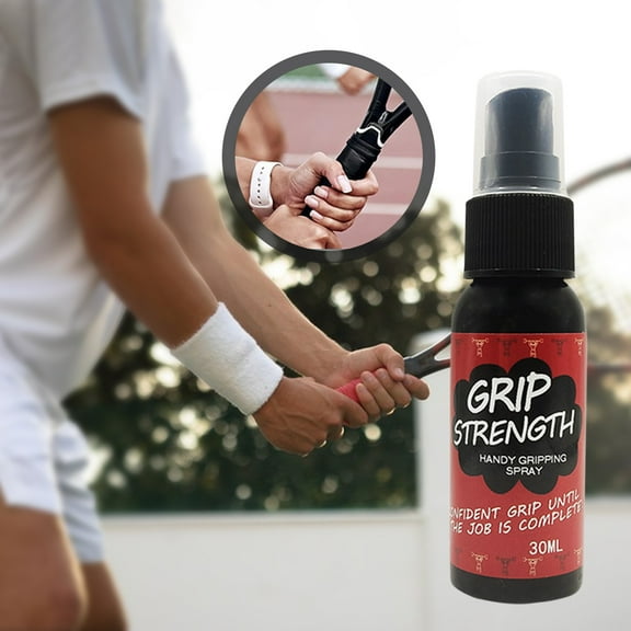 Hand Grip Spray Pole Grip for Aerial Silk Workouts Overgrip Sticky Spray For Tennis & Pickleball Training Aid Chalkless Solution for Weight Lifters Red