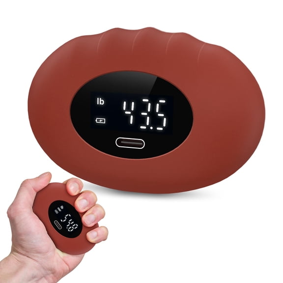 Hand Grip Strength Tester Trainer  Rechargeable Digital Gripper Strengthener Up To 395 Lbs (180kg) With Counting Balls For Sport