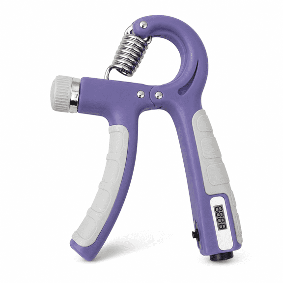 Hand Grip Strengthener, Adjustable Resistance Forearm Grip Exerciser with Mechanical Counter and Non-Slip Handle, Heavy Duty High Carbon Steel Muscle Trainer for Home Gym and Hand Vitality