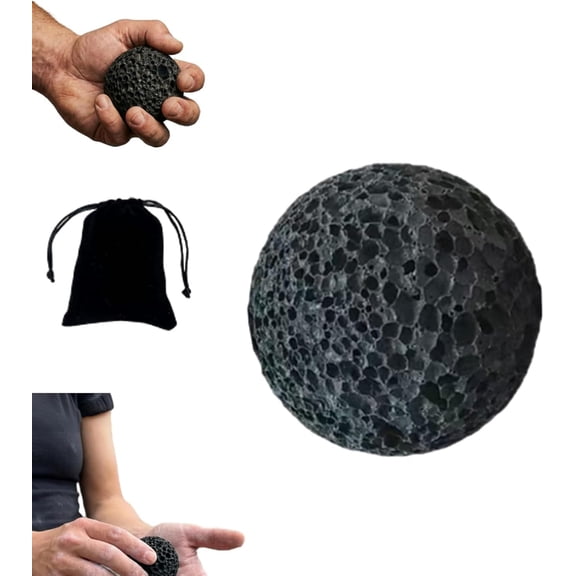 Hand Grip Strengthener and Callus Training Ball for Climbers and Athletes, Ergonomic Grip Strength Trainer for Finger and Forearm Workout, Stress Relief Squeeze Ball for Muscle Conditioning