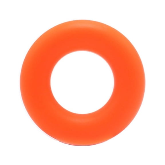 Hand Grip Strengthener Ring - Silicone Forearm Finger Exerciser for Muscle Power Training (40LB, Black)