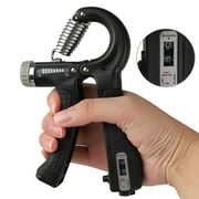 Hand Grip Strengthener, TSV Hand Squeezer Exerciser Adjustable Resistance 22-132lbs for Forearm Finger Train, Black