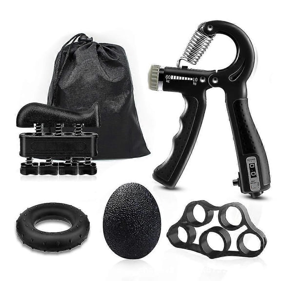 Hand Grip Strengthener With Adjustable Resistance, Hand Workout SqueezerBlue