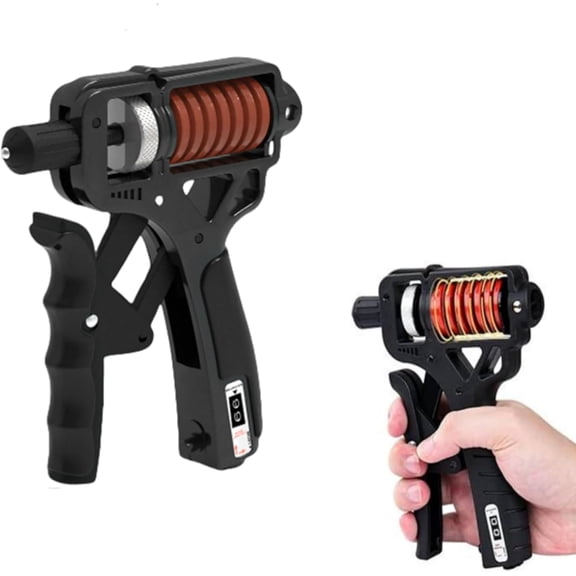 Hand Grip Strengthener with Adjustable Resistance, Forearm Exerciser for Wrist and Fingers